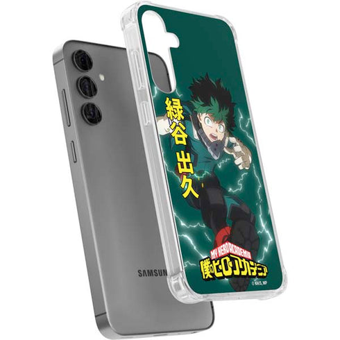 My Hero Academia Deku Season 4 Galaxy S24 Plus Clear Case